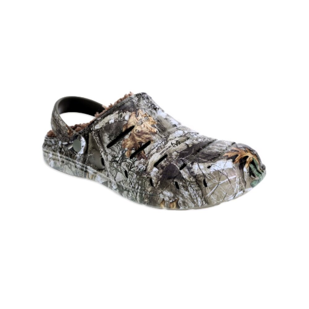 New Men's Size 12 Camo Lined Clogs